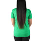 Green Round Collar T-Shirt
